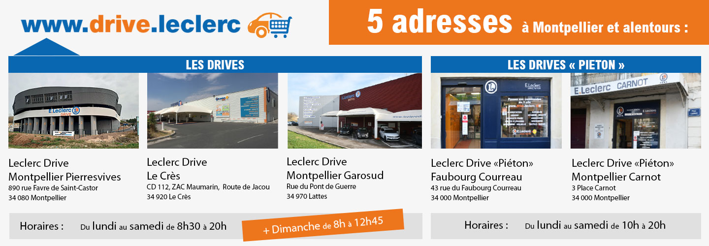 5 drives Montpellier et alentours