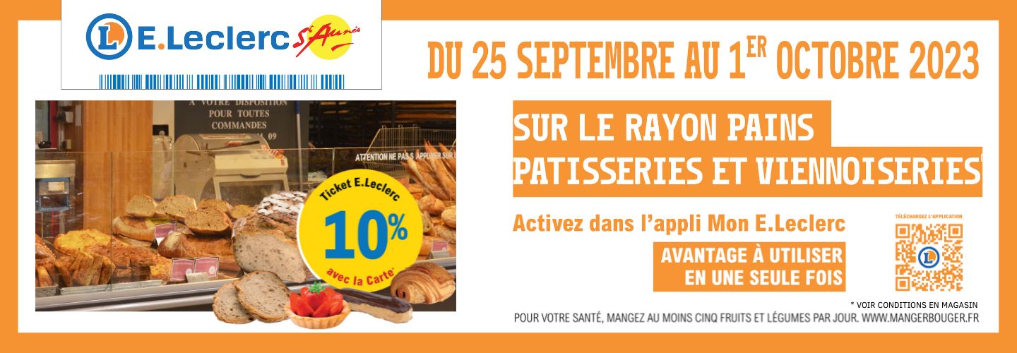 Semaine évènement boulangerie pâtisserie